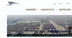 Desktop Screenshot of alatas-shipping.com